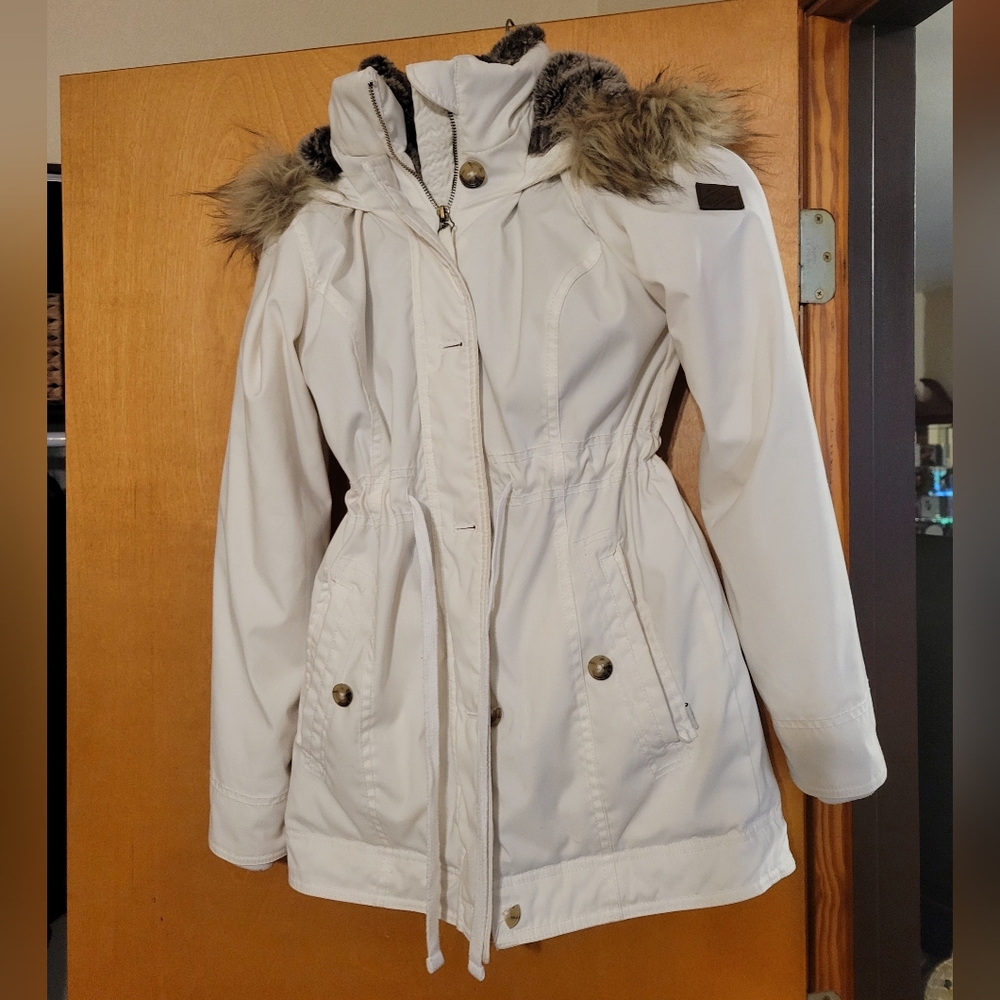 Hollister Women's fur-lined parka XS